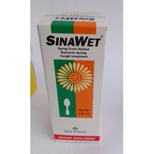 SINAWET ( PIMPINELLA ROOT EXTRACT + grindelia herb extract + primula root tincture + thyme herb extract + quebracho cortex extract ) syrup 120 ml 